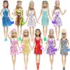 42 Item/Set Doll Accessories= Mix 8 Mini Dress + 10 Sandals Shoes + Lot 24 Pcs Accessories Playset Clothes for Barbie Doll
