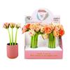Signing Dancing Flower Pen Simulation Rose Flower Gel Ink Pens  Office School Supplies