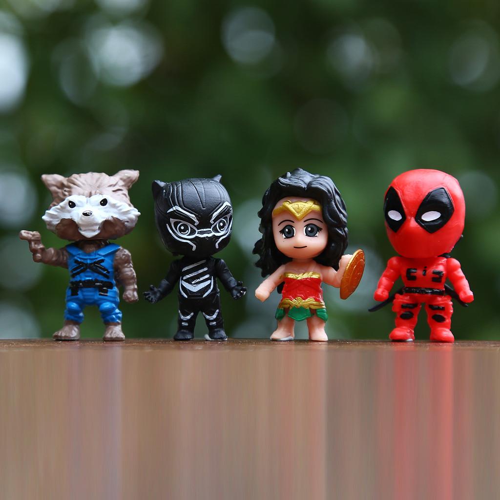 Фигурка Мстители Marvel из ПВХ, Коллекционная игрушка для детей и фанатов