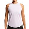 Nike Dri Fit Running Tank Tops Women's Light Purple Lilac Crew Neck Moderate HQ0621-583