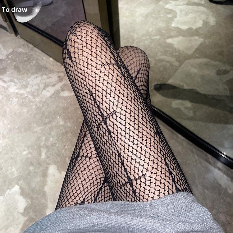 Women's Sheer Fishnet Stockings - Polka Dot & Heart Pattern, Sexy Black & White Options, Large Sizes Available for Spring & Autumn