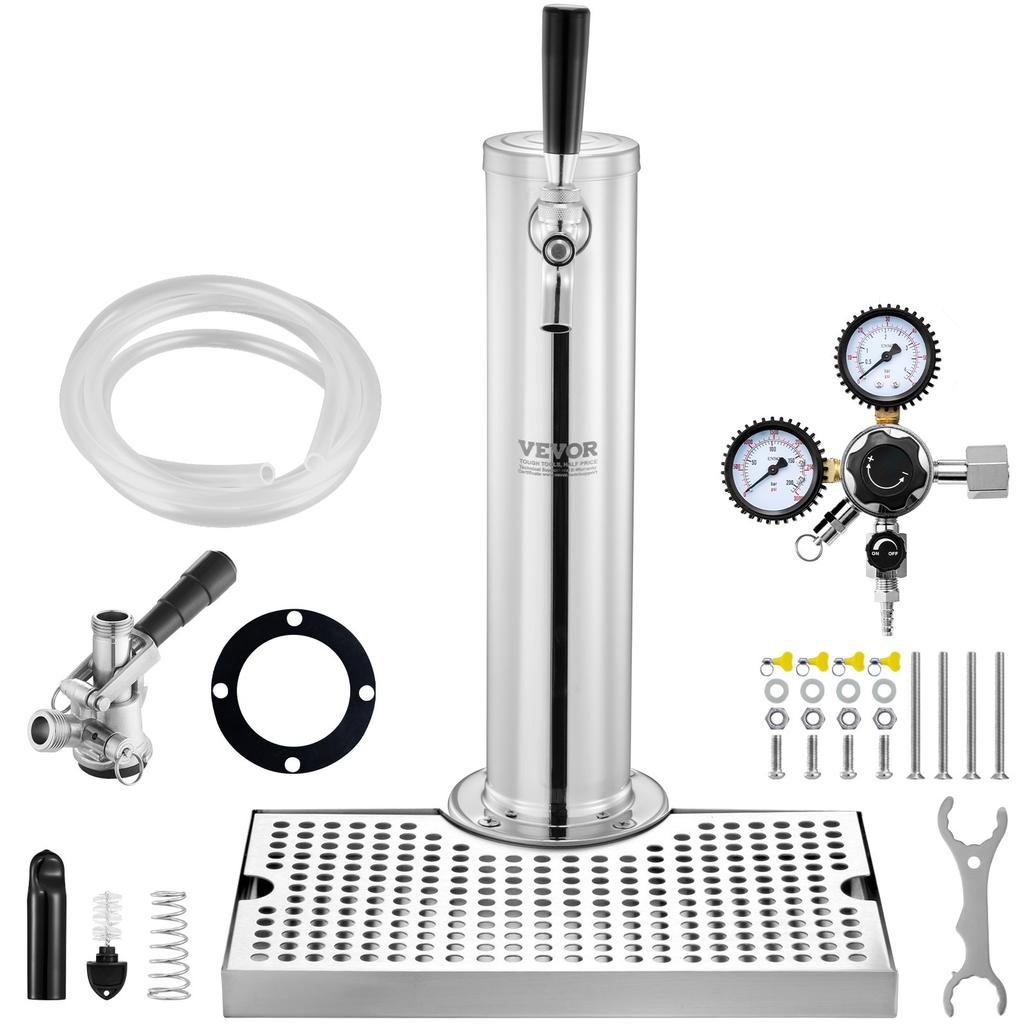 VEVOR Kegerator Tower Kit, Single Tap Beer Conversion Kit
