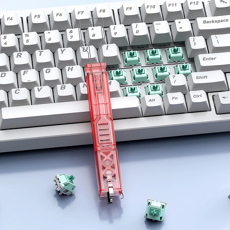 2 в 1 Съемник для Switch Съемник кейкапов Свитчей для механической клавиатуры Игровой клавиатуры Инструмент для чистки свитчей