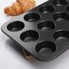 Мини противень для выпечки, идеально подходит для выпекания финансье, маффинов, бумажных стаканчиков для маффинов и кексов. Водонепроницаемый, маслостойкий, прочный и долговечный, этот прочный баки
