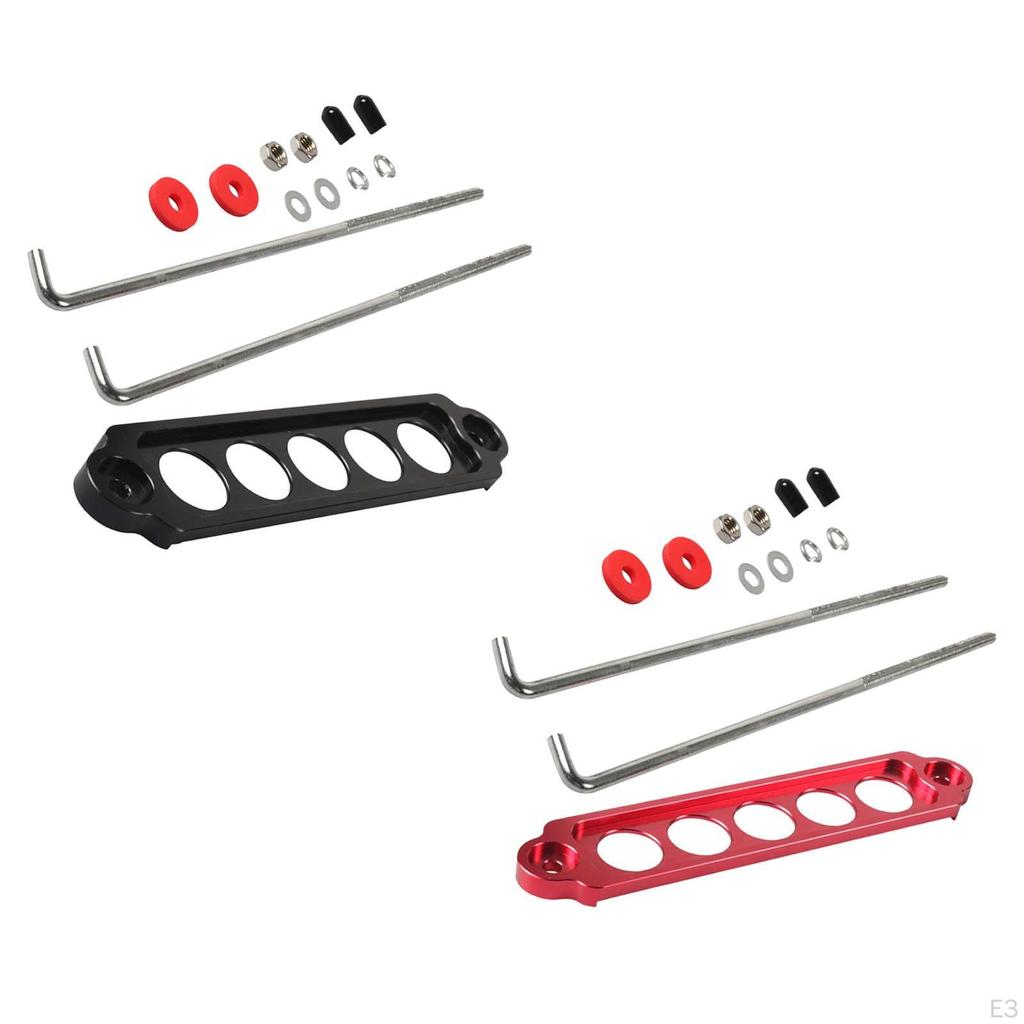 5 отверстий кронштейн для крепления автомобильного аккумулятора из алюминиевого сплава легкий многоцелевой стяжной ремень для