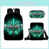 Cartoon Minecraft Game Character Printed Children Large Backpack Capacity