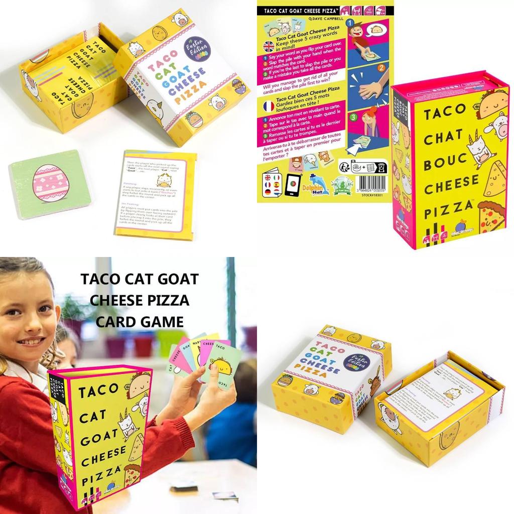 Увлекательная карточная игра «Тако Кот Коза Сыр Пицца» для веселых семейных посиделок
