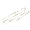 Sunglasses Chain Imitation Pearl Beads Chain Gold Color Eyeglasses String for Sunglasses Holder Necklace Eyewear Retainer Accessories