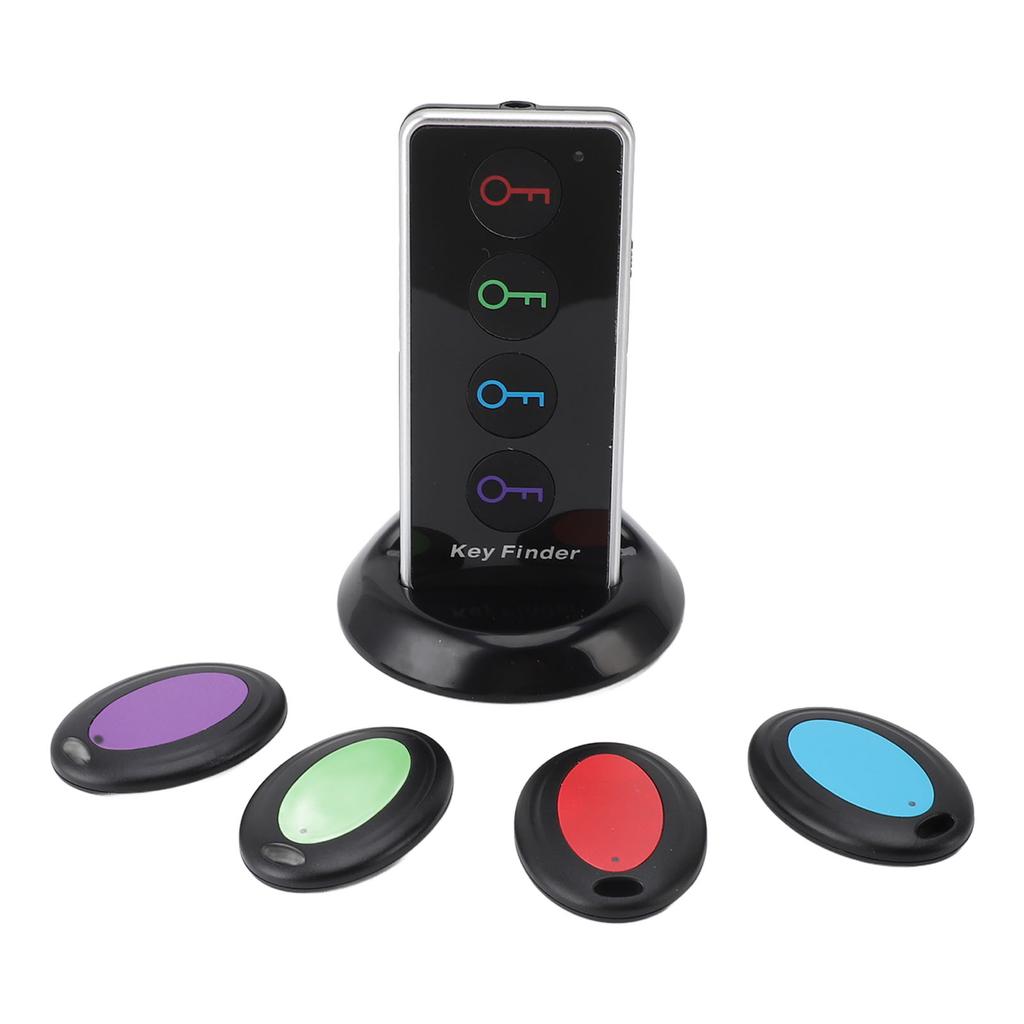 Key Finder 100 футов рабочий диапазон 1 передатчик 4 приемника беспроводной локатор ключей со светодиодной подсветкой для
