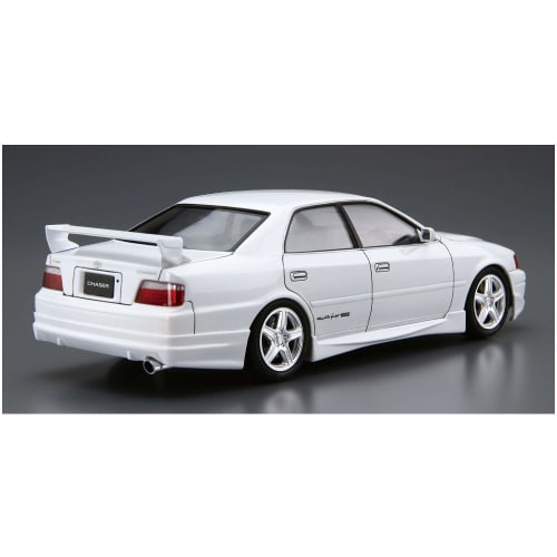 Aoshima Bunka Kyozai 1/24 Scale The Tuned Car Series No. 47 TRD JZX100 Chaser 1998 Toyota Plastic Model
