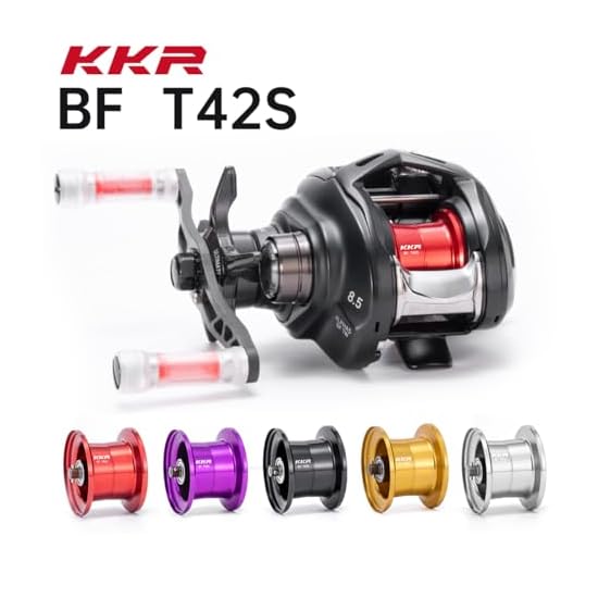 KKR T42S Baitcasting Reel Spool Custom Spool for 25 ALPHAS BF TW (Purple)