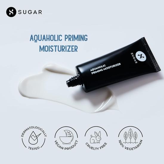 SUGAR Косметика Aquaholic 2 в 1 Праймер-увлажнитель | Нежирный | Легкая формула | 30 мл