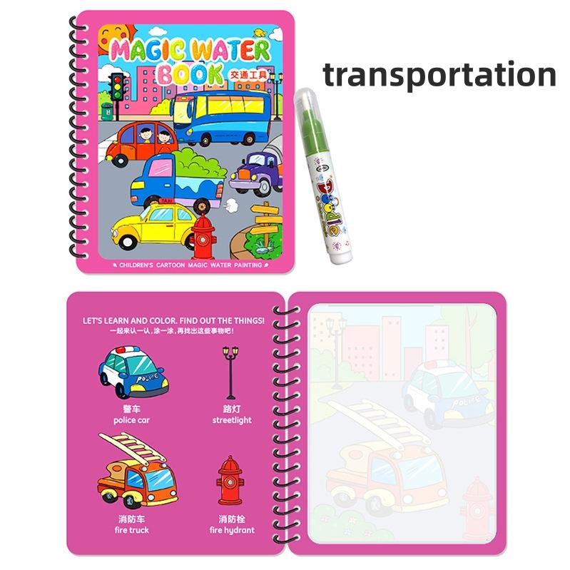 Детские книги для рисования на воде, раскраски, игрушки для рисования для детей, подарок на день рождения, Рождество, Новый год для мальчиков и девочек