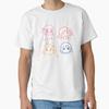 Летние мужские повседневные рубашки с коротким рукавом ED Coloring Bocchi The Rock Chibi Pack Anime White Tees Oversize T-shirts