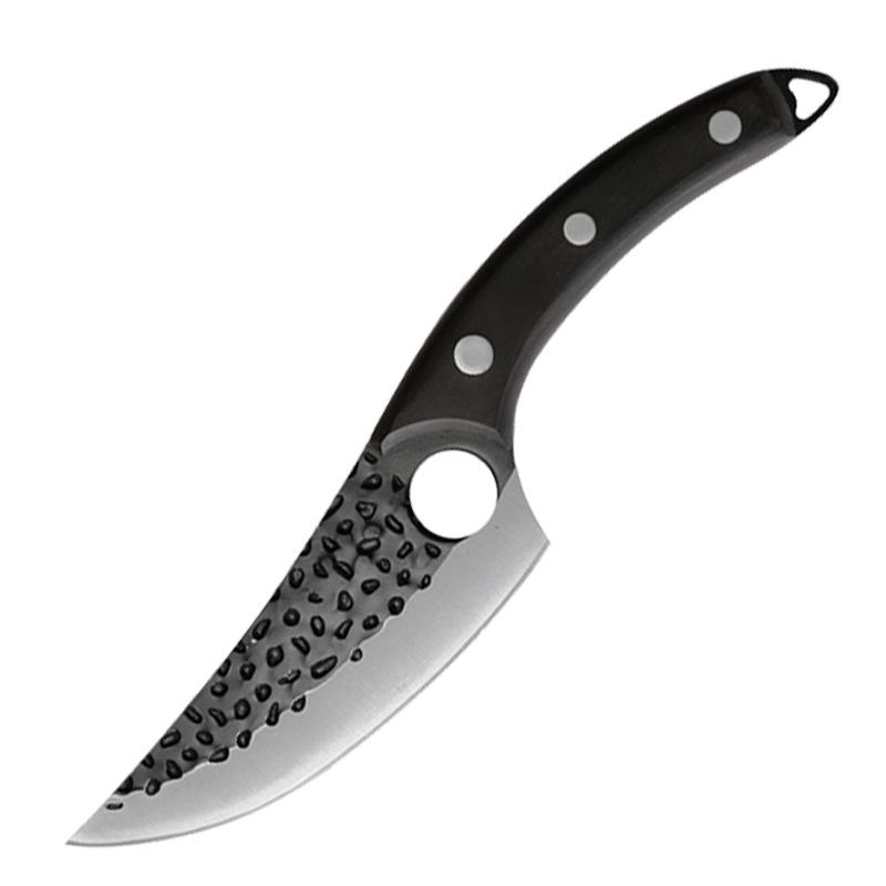 Японский нож для мяса из углеродистой стали с деревянной ручкой Полный нож Chef Tan