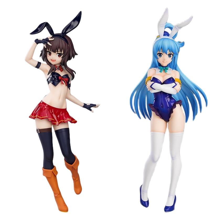 KonoSuba Мегумин Благословение этому чудесному миру! Фигурка Кролика ПВХ Статуя Девочки-Акции Взрослый Коллекционный Модель Кукла Игрушка Подарок