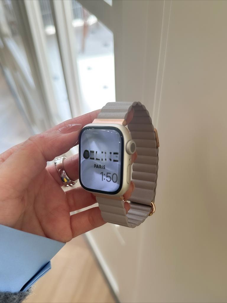 Магнитный кожаный ремешок для Apple Watch 44 45 49 мм 40 41 мм 42 38 мм 46 мм Металлический ремешок из нержавеющей стали для iwatch 8 7 SE 6 5 4 3 2 S10