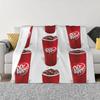 Dr pepper Плед Роскошный Бренд Подушка для сна Постельное белье Милый Клетчатый косплей аниме Пледы