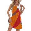 Women's Casual Sundress With Pockets Summer Boho Beach Dress T-Shirts Dress V Neck Loose Tank Dresses