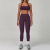 2 Piece Set Women's Tracksuit Fitness Clothes Yoga Sets Sportswear Workout Bra High Waist Leggings Set Gym Clothing Sports Suits