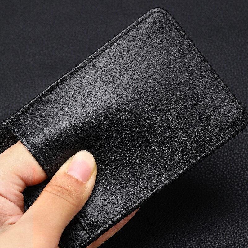 Формальный бизнес-держатель для удостоверения личности с 2 слотами и шнурком, горизонтальный и вертикальный стили, подходит для офиса и профессионалов, держатели для карт