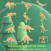 Children'S Dinosaur Skeleton Ornaments Dinosaur Bone Fossils Static Animal Models Skeleton Ornaments Archaeological Toys
