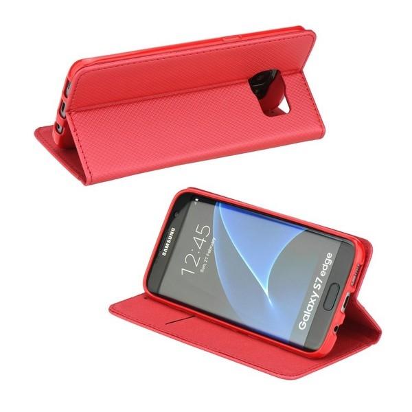 Etui z klapką do iPhone 12 mini Smart Magnet Czerwone