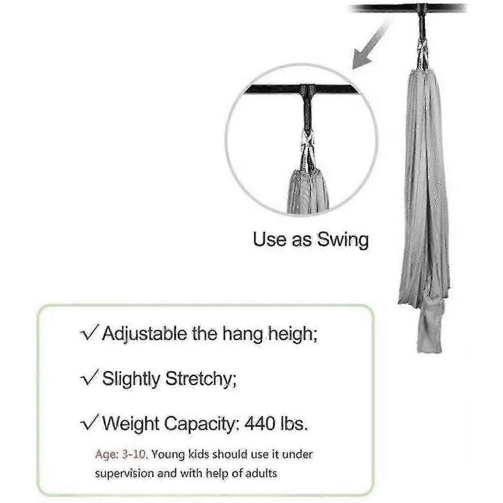Indoor Therapy Swing for Kids with Soft Rocking Design