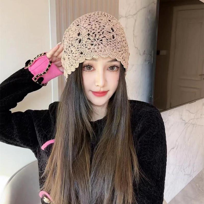 Knit Hat For Women With Breathable Tactile Texture For Autumn Fashion Style