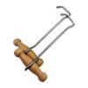 2Pcs Horse Boot Puller Wooden Handle Hooks Sturdy Metal Stable Supplies Comfortable Grip