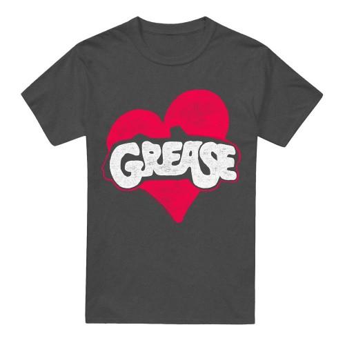 Grease Unisex Adult Heart T-Shirt