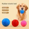 Hartley Rubber Pattern Elastic Pet Toy Ball - Durable & Fun for Pets