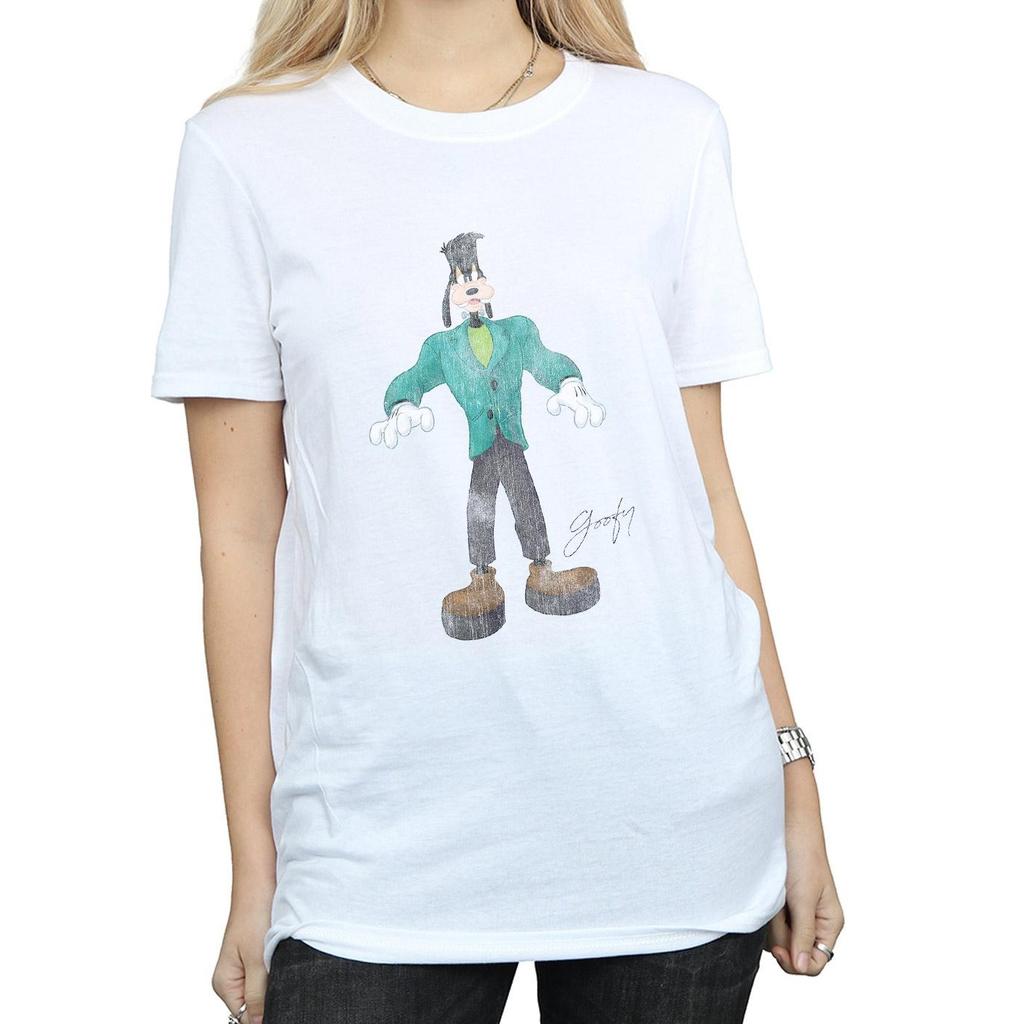 Disney Womens/Ladies Frankenstein Goofy Cotton Boyfriend T-Shirt