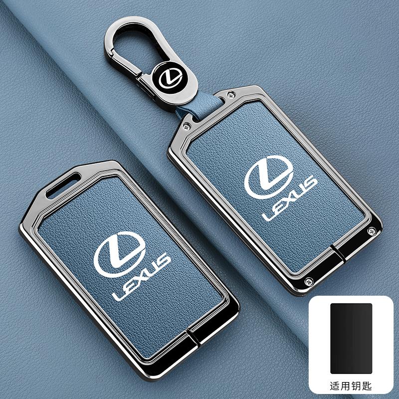 DMTZ1 2025 Zinc Alloy Leather Car Remote Card NFC Key Case Fob Cover For Lexus F Sport ES LM GS IS NX RX LX LS RX300 Styling Accessory