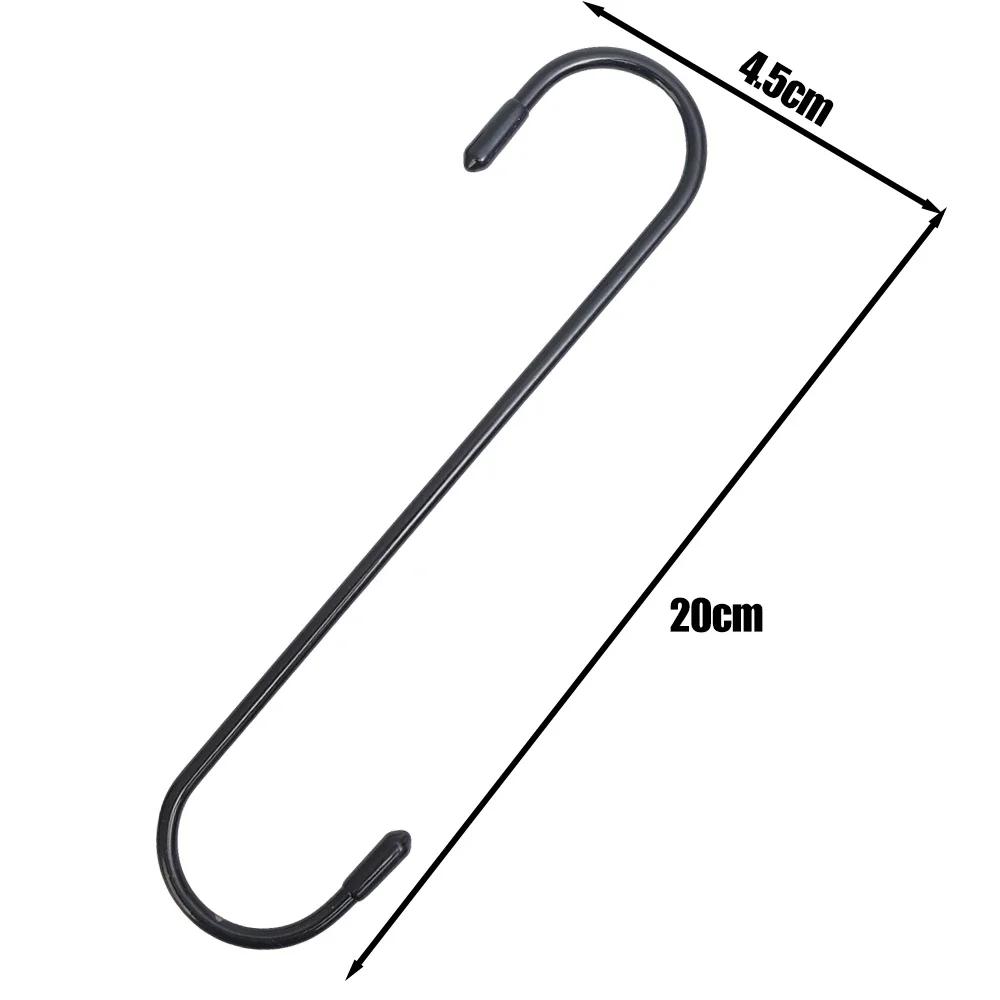 S-Shape Hanger Car Caliper Hook Tool Brake Caliper Hanger Hooks with Rubber Tips for Bearing Axle Automotive Accessories 4/1pcs