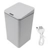 Desktop Sensor Trash Can USB Charging Foldable Lid 9L Intelligent Induction Garbage Bin for Bedroom