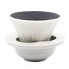 COFIL Fuji Ceramic Coffee Filter Dripper with Dedicated Base and Saucer White 1390400506
