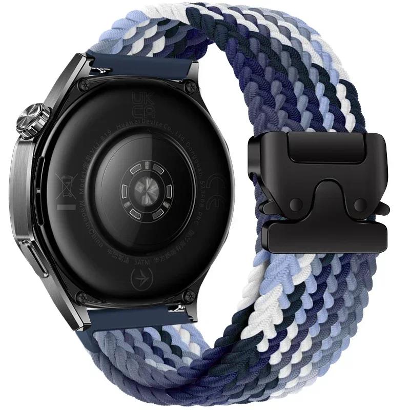 Плетеный браслет Solo Loop Для Huawei Watch GT5/4/3Pro 46 мм 4/3 Pro Huawei Ultimate Band Для Amazfit Balance GTR 4/3/2 47 мм