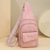 Soft Leather Chest Bag Women Crossbody Bag Single Shoulder Bag