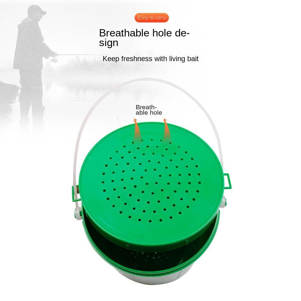 Контейнер для наживки Рыболовный ящик для приманок Контейнер для червей Ведро для рыболовных приманок Ведро для живых приманок Контейнер для дождевых червей