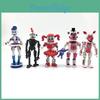 5 шт. Фигурки Fnaf Five Nights At Freddys Светящиеся Фигурки Действия Из Безопасного Нетоксичного Материала Для Подарка Детям И Коллекции