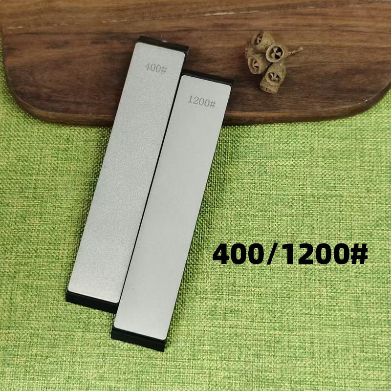 2pcs Large Size Diamond Sharpening Stones Set - Multi-Grit Knife & Tool Sharpener for Outdoor/Kitchen Use