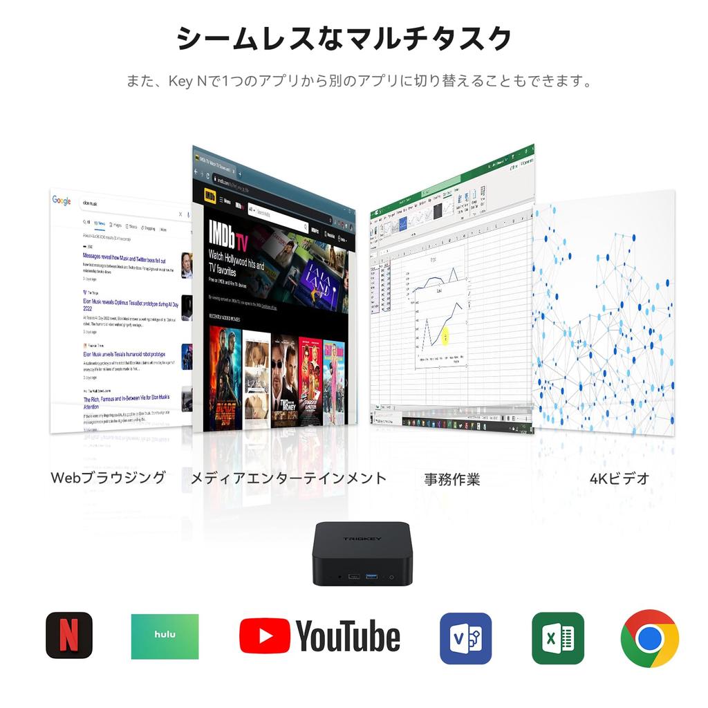 TRIGKEY Mini PC 12-го поколения Intel mini pc 16 ГБ DDR4 3200 МГц RAM 500 ГБ SSD Max Small PC wifi 5 LAN Dual HDMI Bluetooth USB ПК с низким энергопотреблением