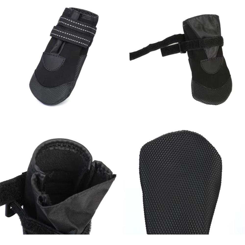 Comfortable Anti-Slip Dog Shoes Wear-Resistant Dog Paw Protector Waterproof Dog Boots Rainy Days