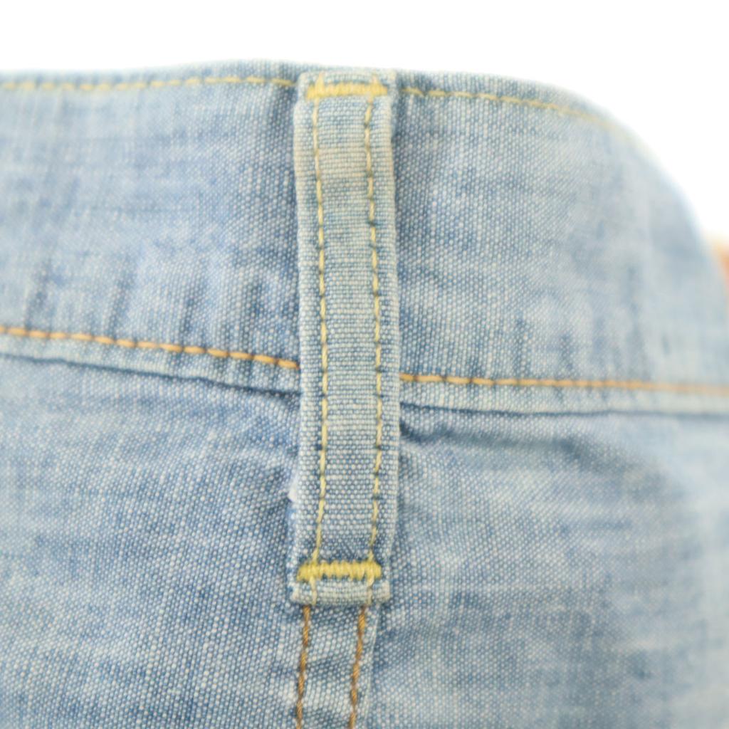 Levi's 502 Шорты шамбре W34 синие Мужские Б/У
