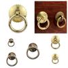 Аппаратная ручка Кольца-пуллеры Пуллеры Кольцо Дверной молоток Латунь Антикварные Ручки для ящиков Ящик