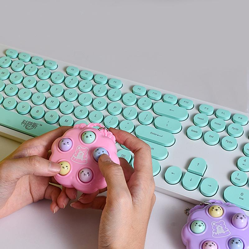 1 шт. брелки для декомпрессии, детские игрушки для детей, простые ямочки, портативные антистрессовые игрушки на кончиках пальцев, WBL