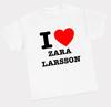 Базовая футболка Zara Larsson семейная группа футболка белая футболка Все размеры 1F2534 Унисекс футболка