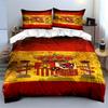 Spanish Flag Bedding Set Bedding Duvet Cover Set Duvet Cover Pillowcases Home Decor (1 * Duvet Cover 2 * Pillowcases, without duvet insert)