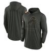 Mens NFL Team Hooded Long Sleeve T-Shirt Lightweight Breathable Sportswear Outdoor Casual Wear